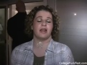 Hot slut pussy fucked hard in frat party 6/16