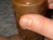 Creaming All Over BBC Dildo Playing With My Pretty Pink Pussy 13/16