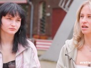 Ersties - Lesbische Leckspiele mit Sprühsahne und Erdbeeren 11/16