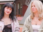 Ersties - Lesbische Leckspiele mit Sprühsahne und Erdbeeren 13/16