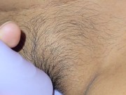 close up masturbation with doggy and cum in ass 2/16