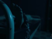 Bound orgasm - Dyanna - Marcus - On the bed at night - Hitachi - Bondage 1/16