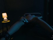 Bound orgasm - Dyanna - Marcus - On the bed at night - Hitachi - Bondage 11/16