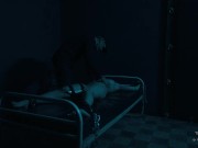 Bound orgasm - Dyanna - Marcus - On the bed at night - Hitachi - Bondage 4/16