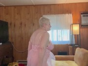 Hot Gilf Tries On Sexy TRANSPARENT Outfit 11/16