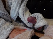 After shower edging handjob, furjob 14/16