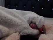 After shower edging handjob, furjob 5/16