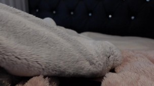 After shower edging handjob, furjob