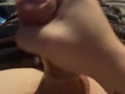 Huge load fills condom 10/16