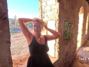 Almost got caught fucking in public, drove somewhere else to finish it! - TAKE ME SLO 1/16