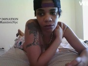 REA LESBIAN DIKE GIVR A BBC BLOW JOB she goes bisexual now 2/16