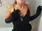 I was thinking about my new acquaintance and she suddenly appeared in my shower 16/16