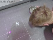 Do you dream of Mistress pissing in your mouth? My good boy loves it and always plays with my pee 14/16