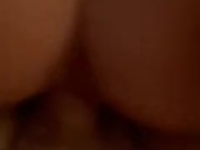 Pov Big Ass riding reverse my big hard dick 3/16