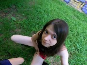 hot and risky double handjob in public - DOLLSCULT 6/16