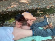 Asian MILF Fucked by White Stranger beside the Creek 9/16