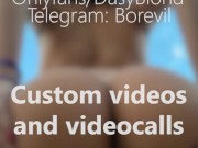 Blonde Fingering Pussy | Wet Pussy Sounds 1/16