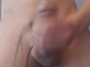 Irish Daddy Jerking Off With And Cumming On His Good Girls G String 10/16