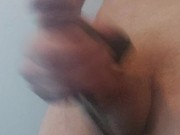 Irish Daddy Jerking Off With And Cumming On His Good Girls G String 12/16