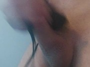 Irish Daddy Jerking Off With And Cumming On His Good Girls G String 14/16