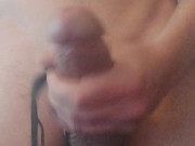 Irish Daddy Jerking Off With And Cumming On His Good Girls G String 9/16