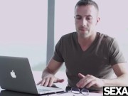 Watch this cute brunette submit to kinky bdsm sex contract 3/16