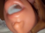 I just inserted my dick into toy vagina and I got an unbearable loud orgasm 14/16