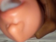I just inserted my dick into toy vagina and I got an unbearable loud orgasm 15/16