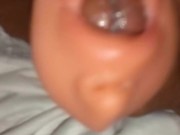 I just inserted my dick into toy vagina and I got an unbearable loud orgasm 4/16