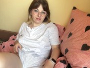 Sexy brunette in homemade clothes shows her tits 16/16