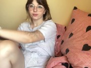 Sexy brunette in homemade clothes shows her tits 8/16