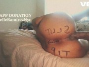 BIG FOOTBALL BOOTY TATTOO ROUND BROWN ASS EBONY HARDCORE 10/16