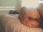 BIG FOOTBALL BOOTY TATTOO ROUND BROWN ASS EBONY HARDCORE 9/16