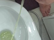 Peeing hot penis 6/16