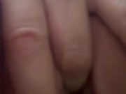 Sudden need to watch myself cum. Close up of my glistening clit, finger myself to climax