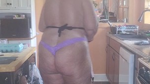 Momma making brownies