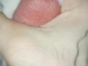 Cumming in my black wife's dirty panties 💦 11/16