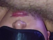 Deepthroat blowjob training from amateur girl after school - close up 1/16