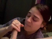 making his legs shake before sucking out his soul 2/16