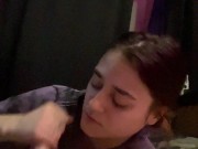 making his legs shake before sucking out his soul 4/16