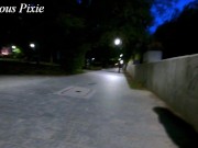 Slutty MILF was whipped in the street for public flashing 16/16