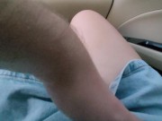 Touching Sexy Legs of College Girl that I Picked Up 18+ 14/16