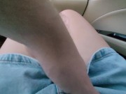 Touching Sexy Legs of College Girl that I Picked Up 18+ 15/16