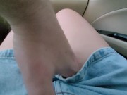 Touching Sexy Legs of College Girl that I Picked Up 18+ 16/16