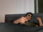 HOT BBC LATE NIGHT SOLO HUGE CUMSHOT! 15/16