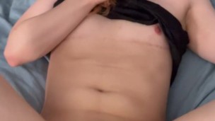 FTM Trans Femboy Fucks his Boy Pussy to Multiple Creamy Orgasms (Link Cosplay Legend of Zelda)