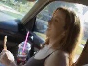 Brunette with small tits gets hot anal drilling from big black cock 6/16