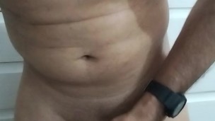 Handjob listening rock