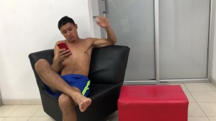 Horny stepsister borrows money and pays him with her body - porn in Spanish