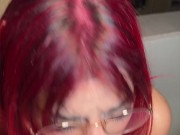 Horny redhead sucks the cum out of her boyfriend for fun 13/16